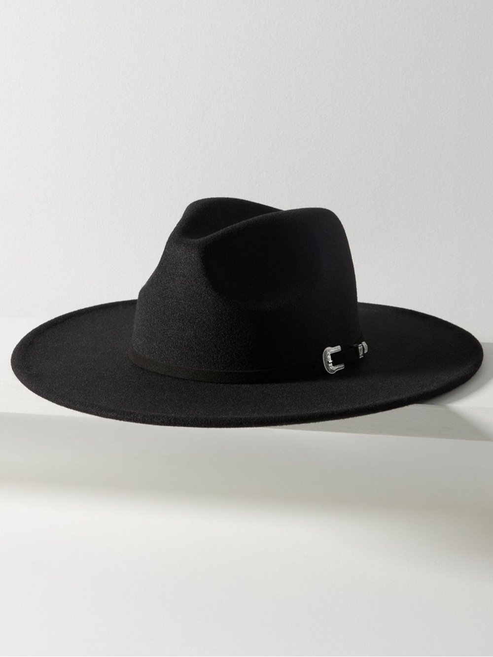 NWT Anthropologie Buckled Wool Western Rancher Hat